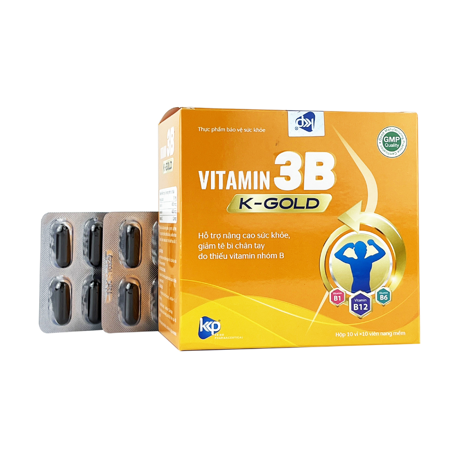 Vitamin 3B Gold có tác dụng gì trong việc bổ sung vitamin nhóm B?
